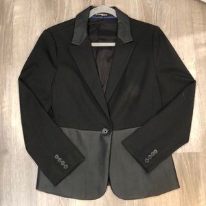 Express Blazer w/ Leather Trim - Women’s Size 10